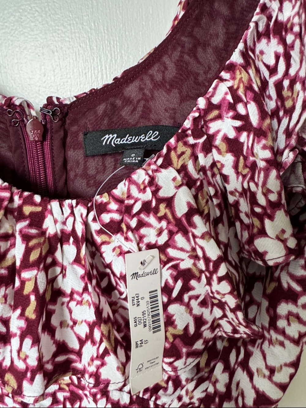 Madewell Floral Ruffle Maxi Dress - Picture 2 of 3